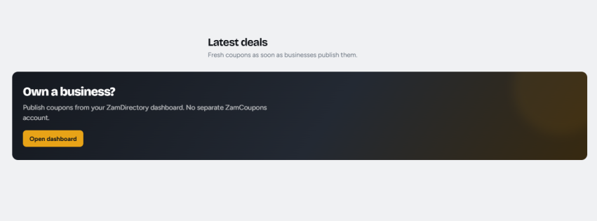 Zam.Coupons cover